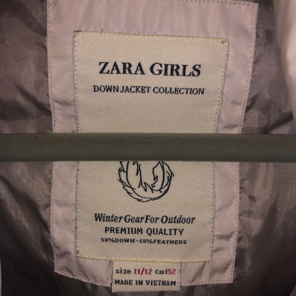 Zara Girls Down Jacket Collection size 11/12 - Picture 2 of 3